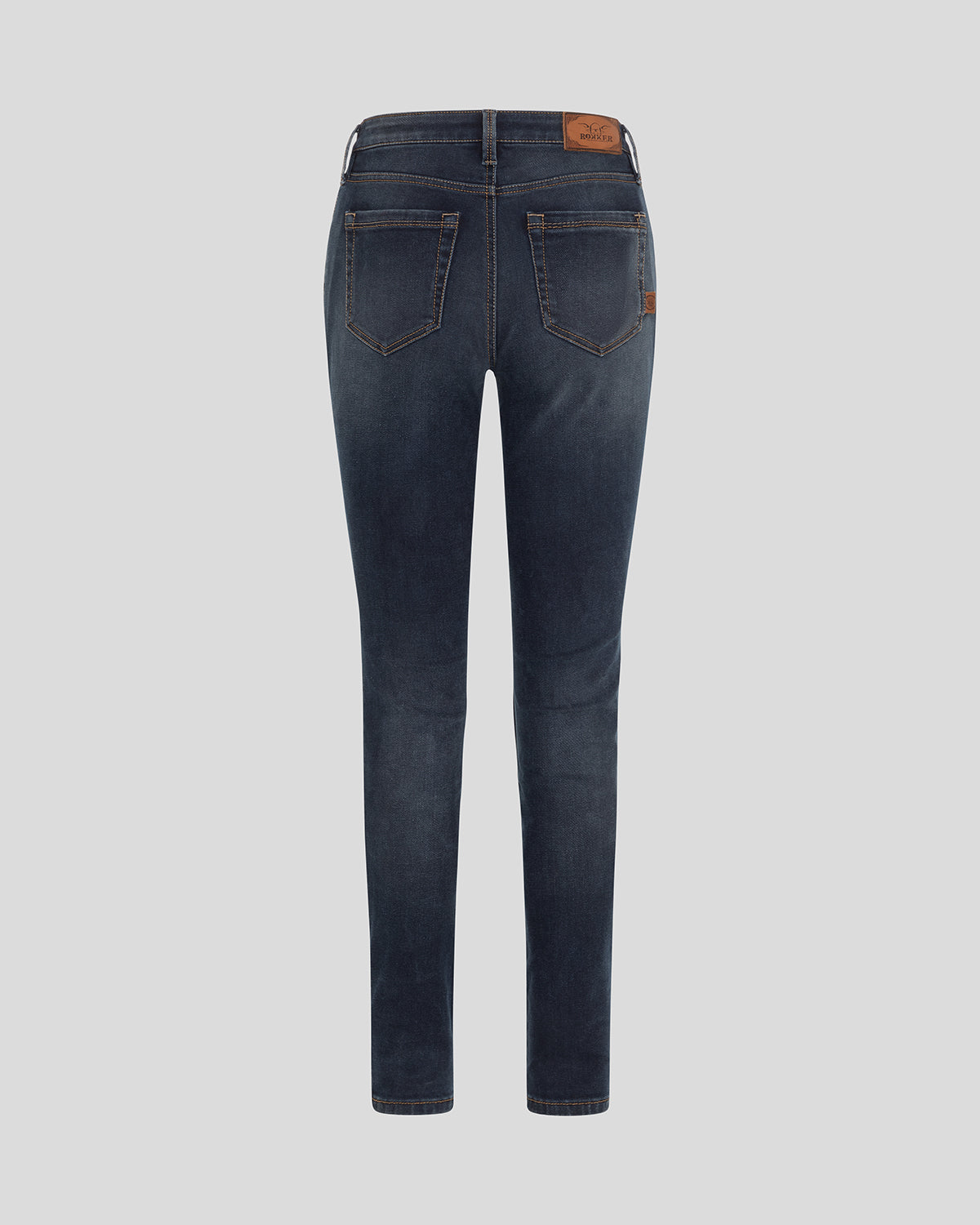 ROKKERTECH Mid Waist Slim Blue