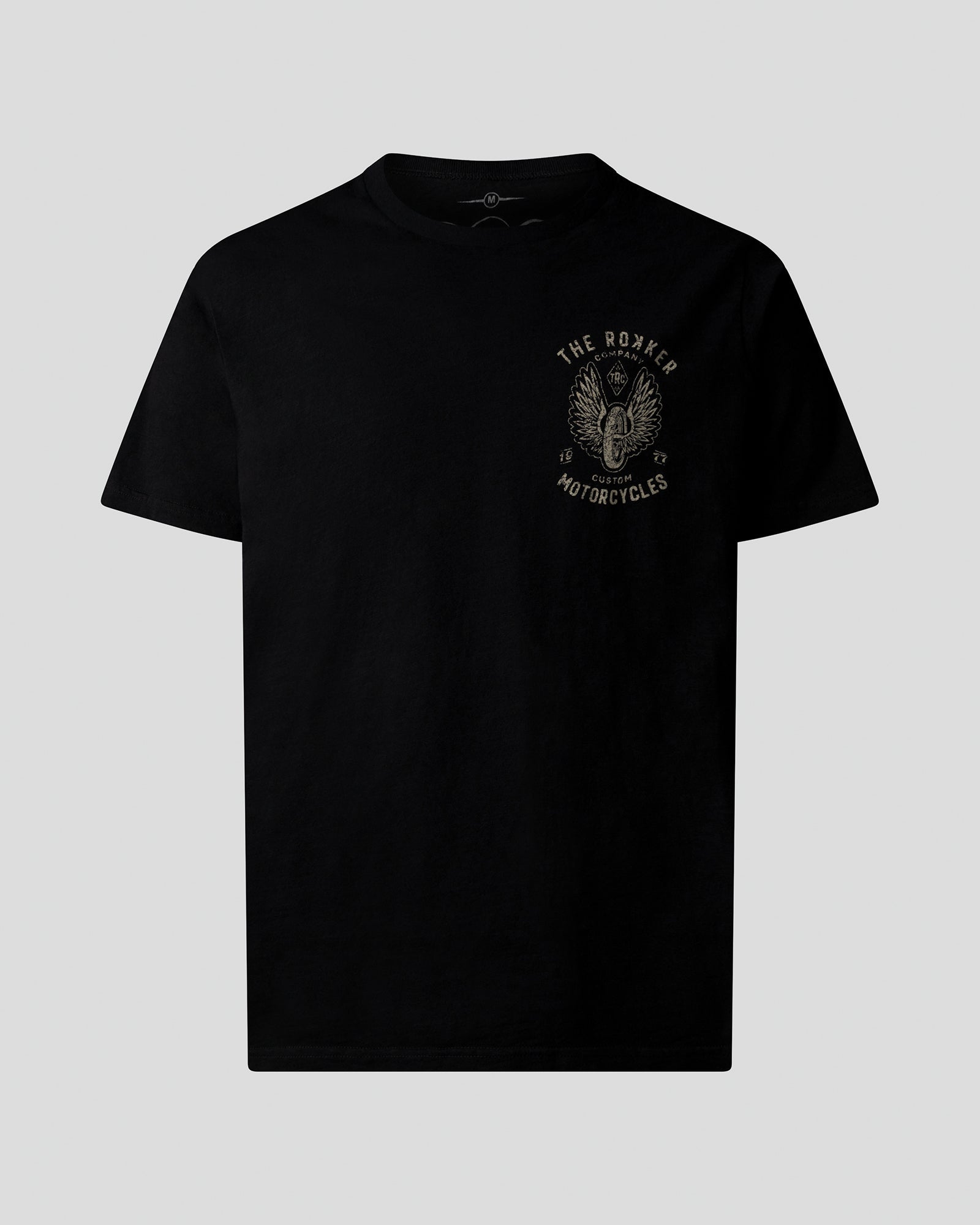 Flying Wheel T-Shirt Men Black