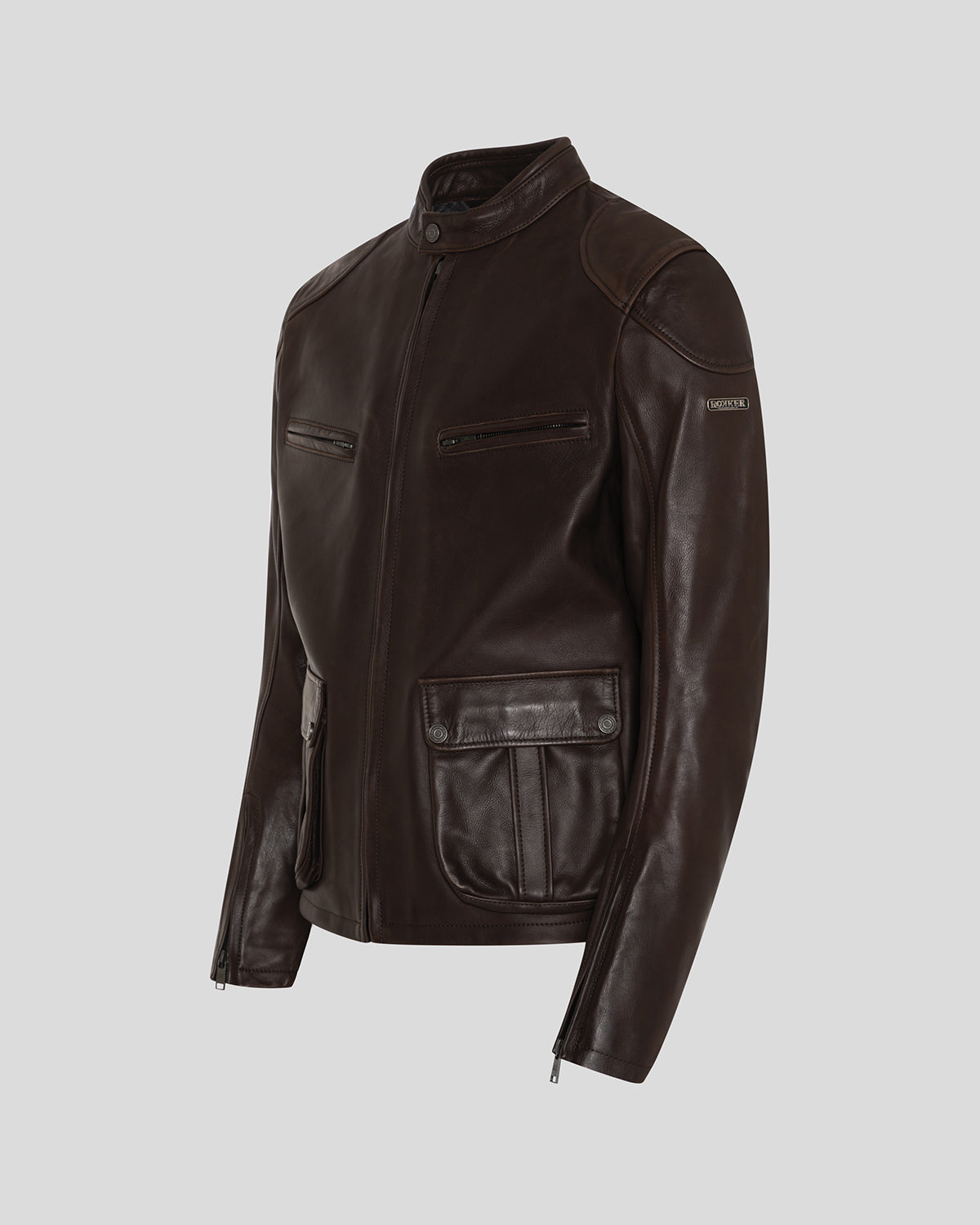 Goodwood Leather Jacket Brown