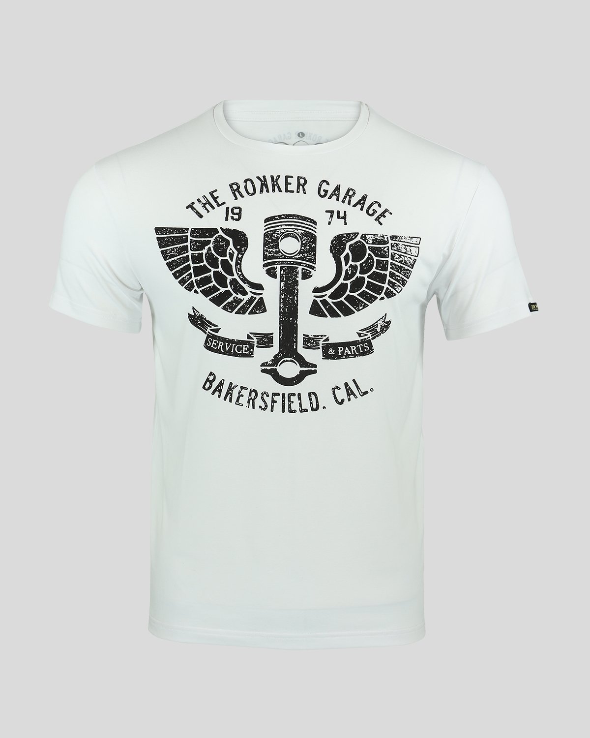 Performance Tee Bakersfield White T-Shirt The Rokker Company 