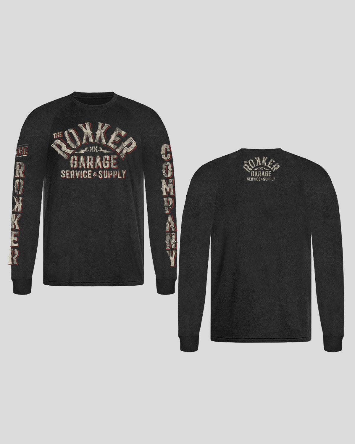 Garage Longsleeve Black Shirts & Tops The Rokker Company 
