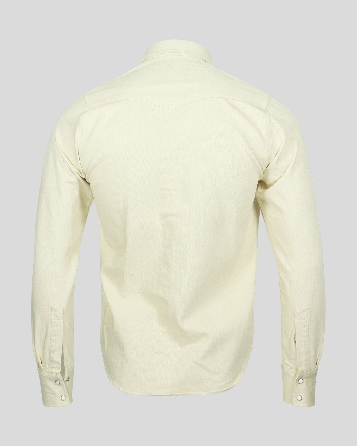 Prevelly Selvage Denim Shirt Ecru Shirt The Rokker Company 