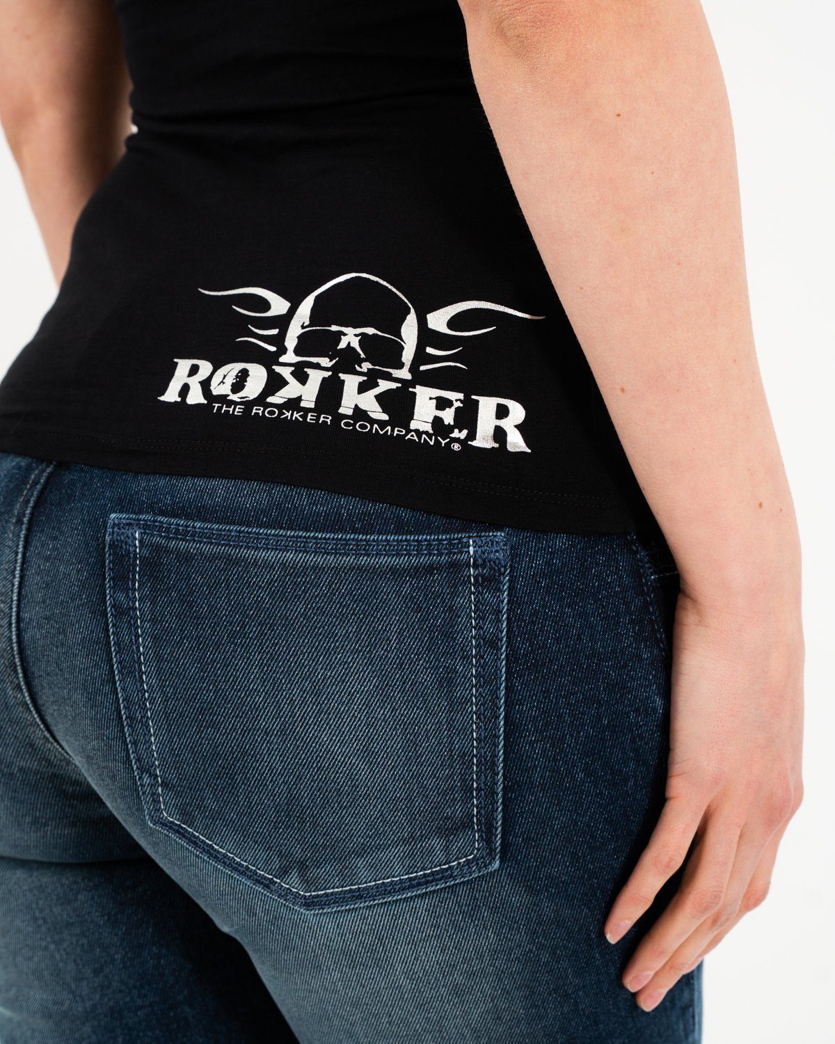 Lady Black T-Shirt T-Shirt The Rokker Company
