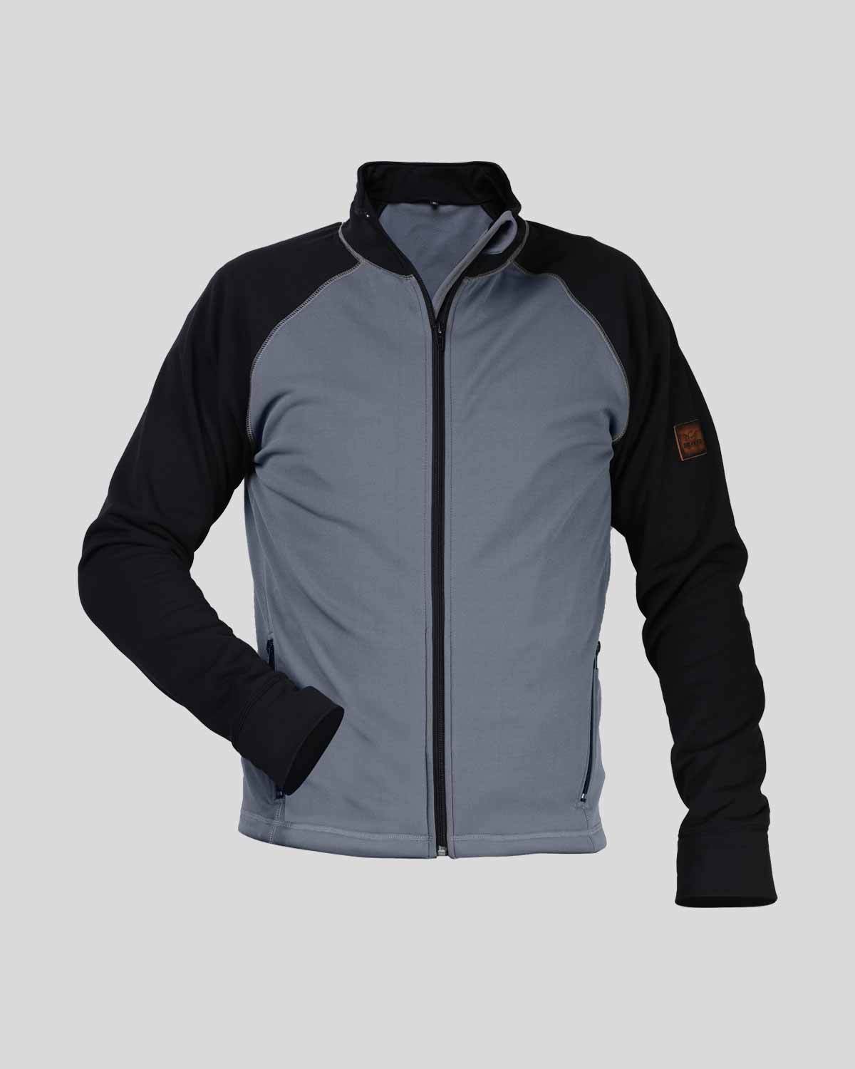 Soft Shell Men Grey (Black Sl.) Jacket The Rokker Company
