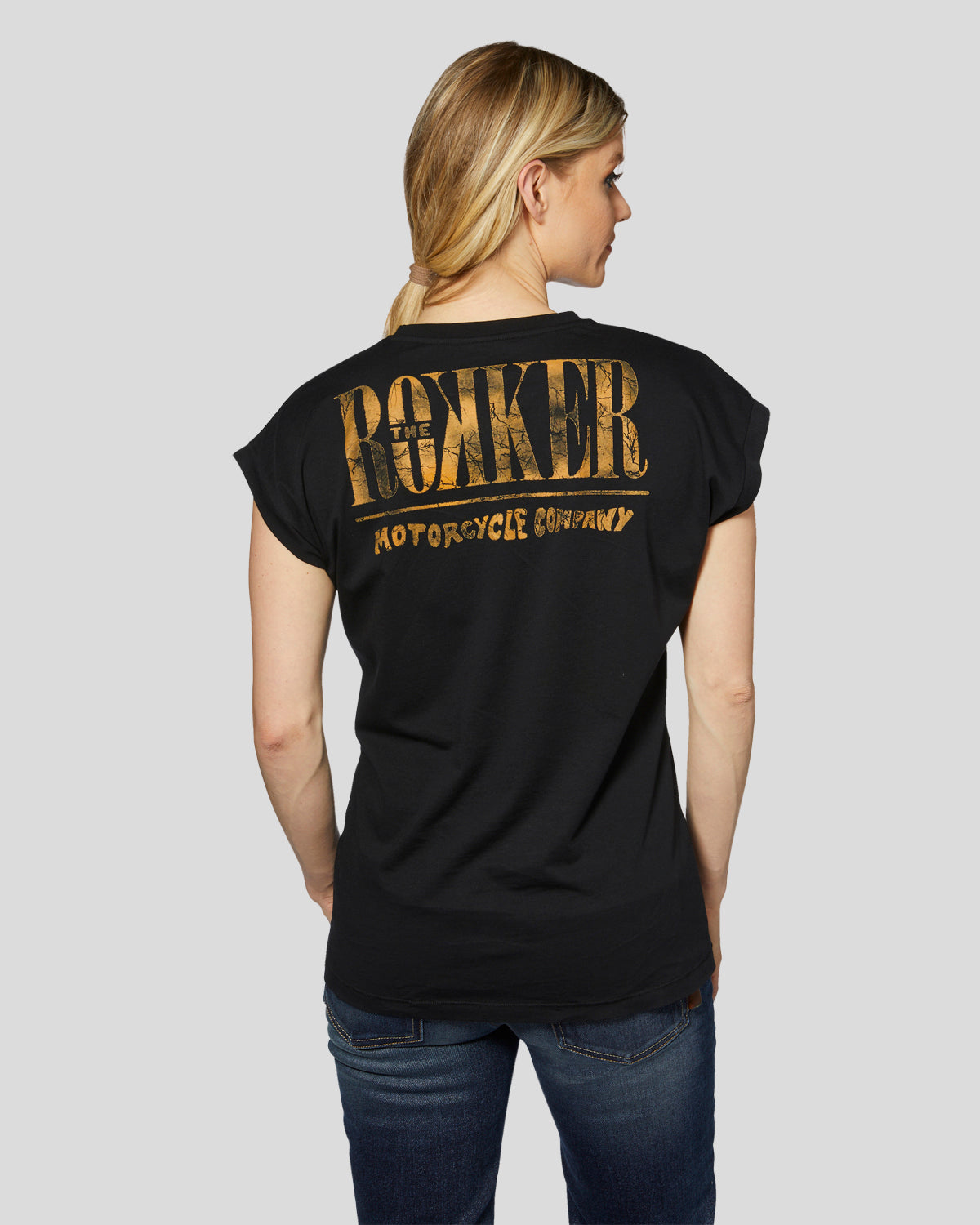 Kurt Lady T-Shirt Black Shirts & Tops The Rokker Company 