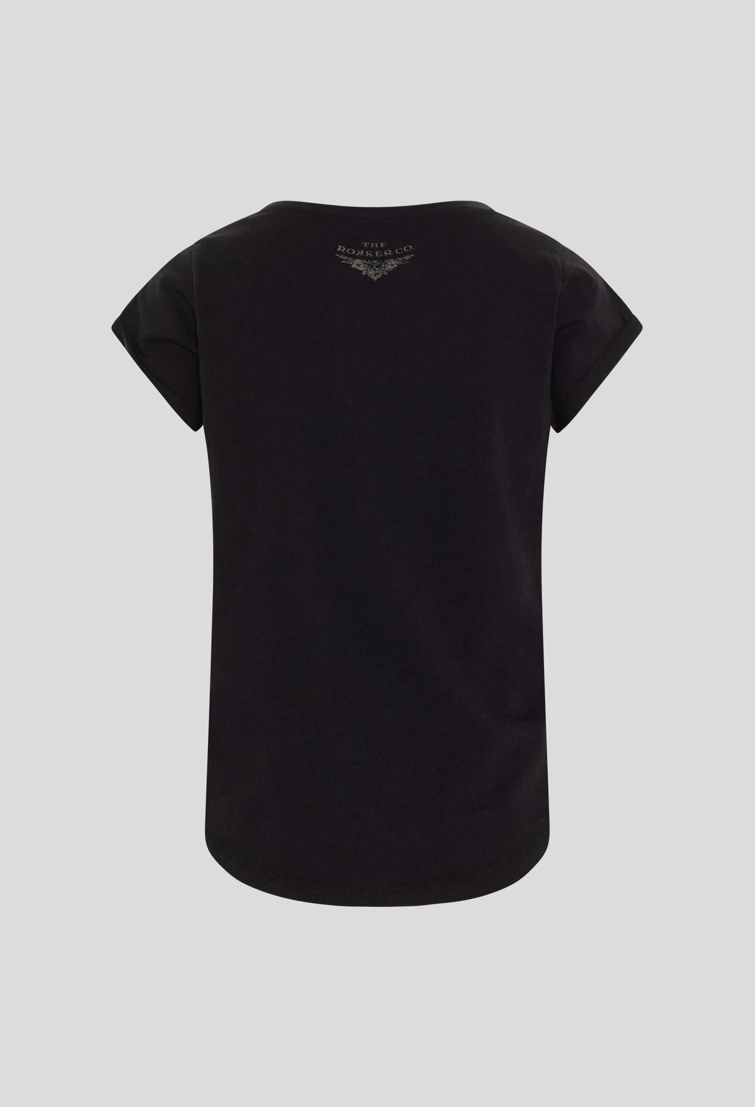 Heart Lady T-Shirt Black