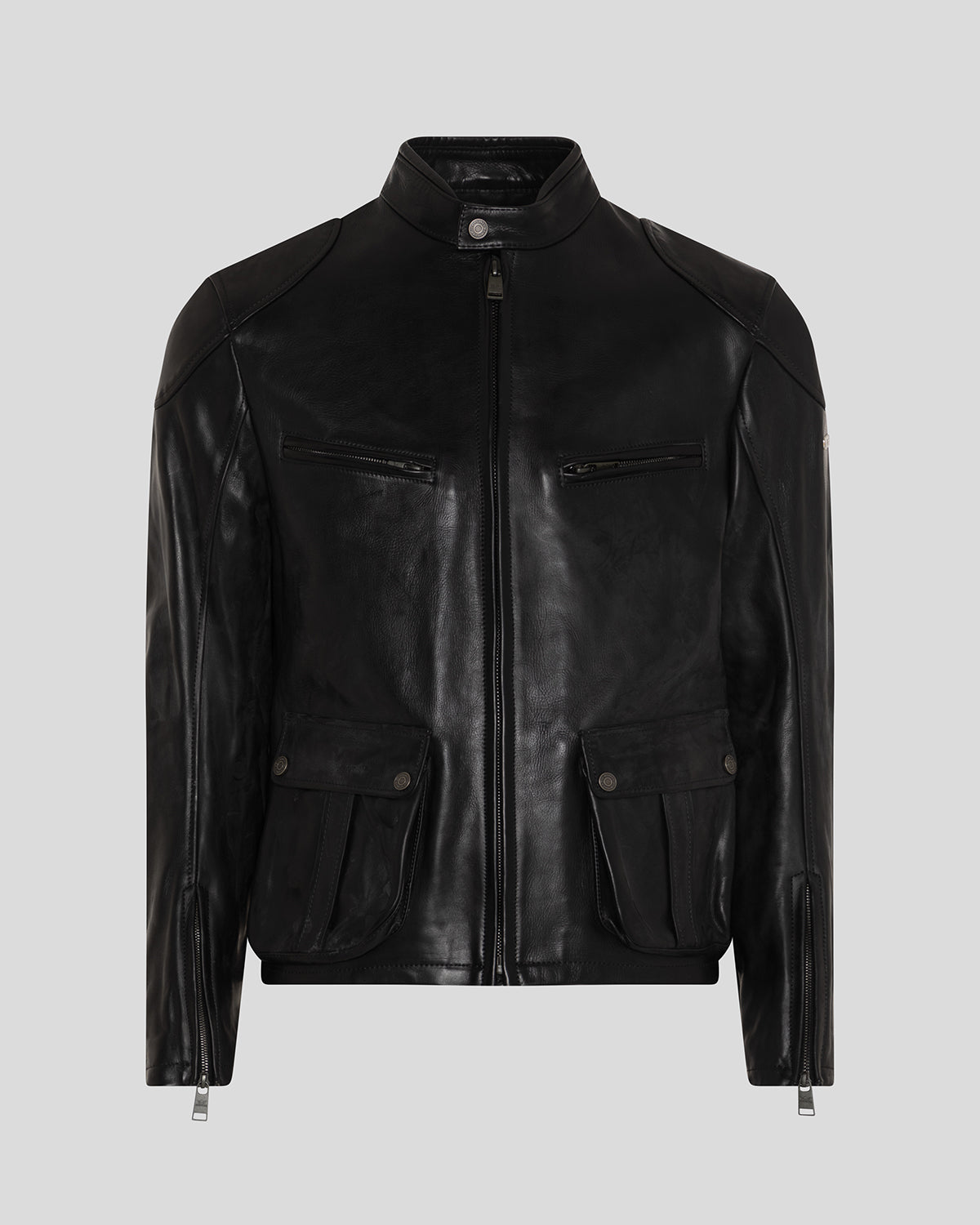 Goodwood Leather Jacket Black