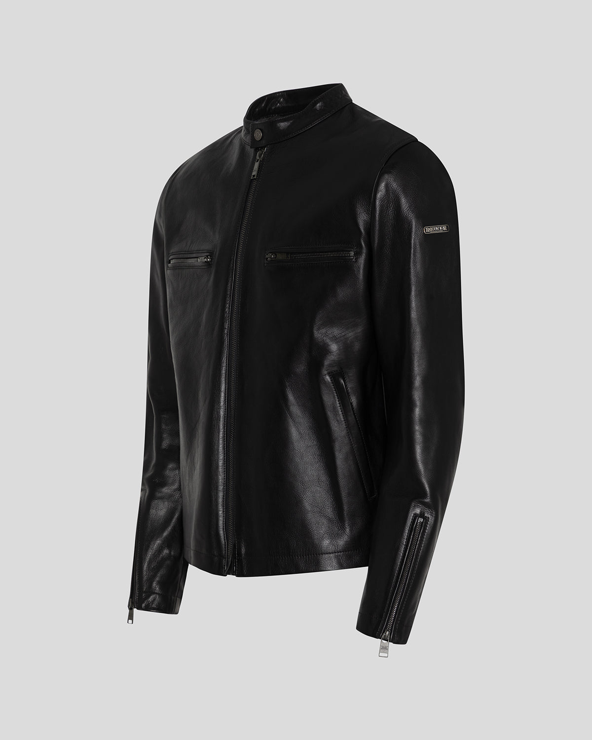 Commander Leather Jacket Black