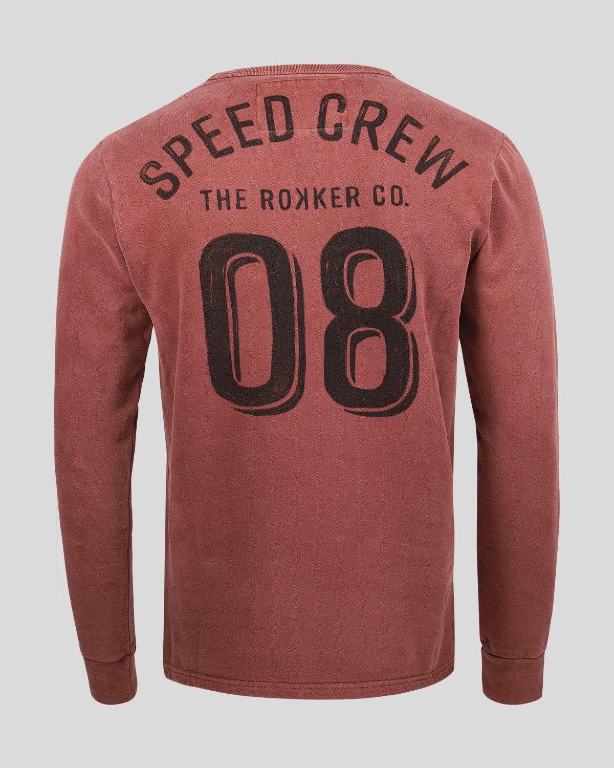 Speed Crew Sweater Men Brick Shirt The Rokker Company 