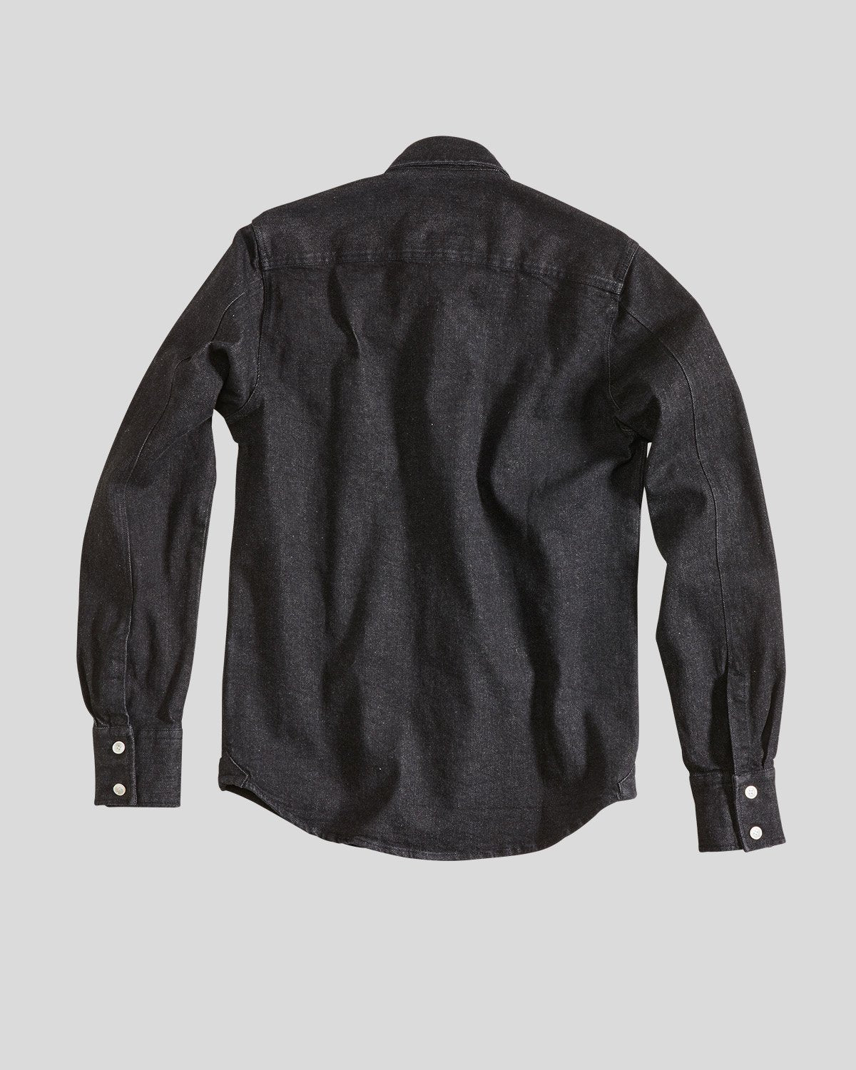 Maine Selvage Denim Shirt Men Black Shirt The Rokker Company 