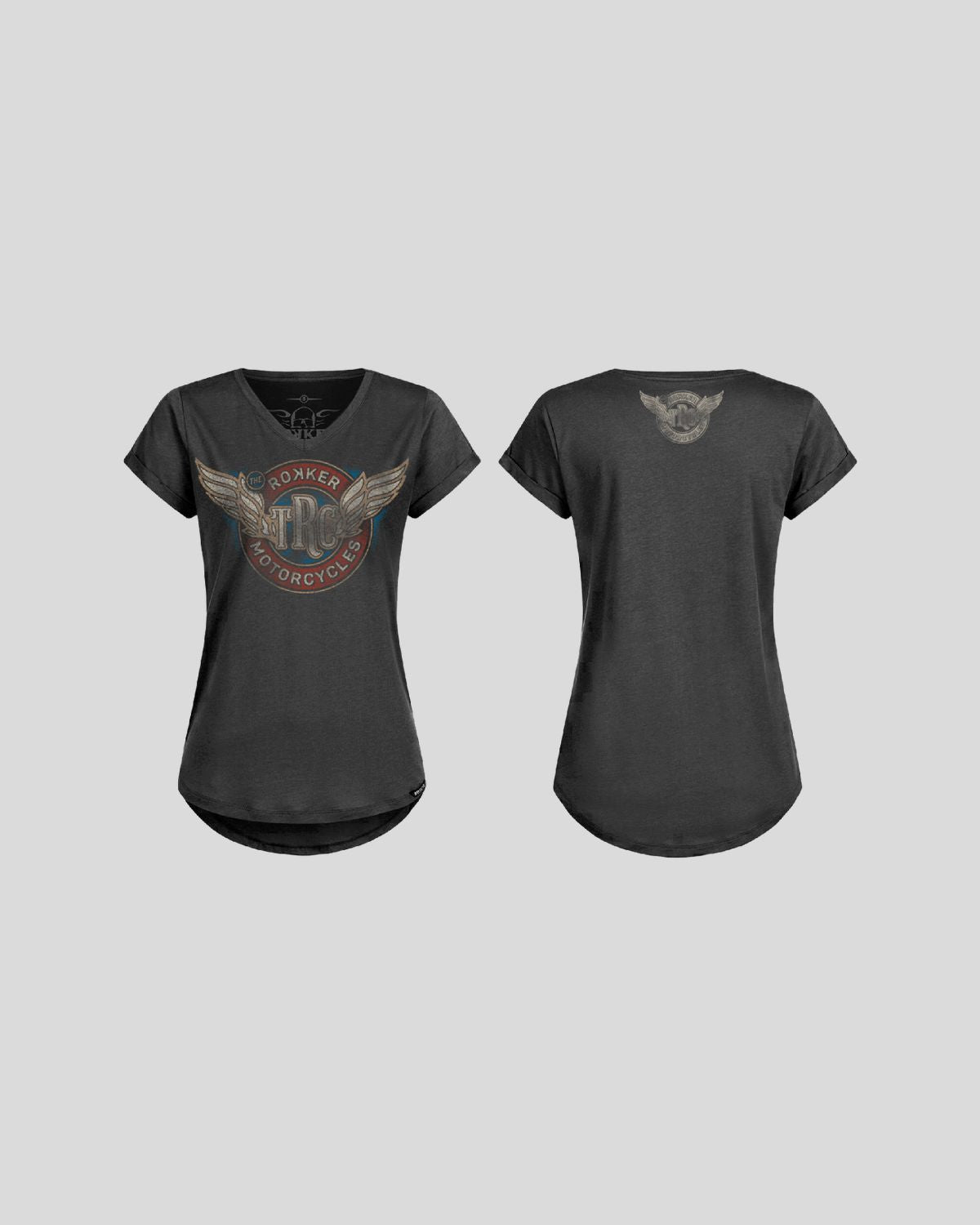 Wings Lady Black Shirts & Tops The Rokker Company 