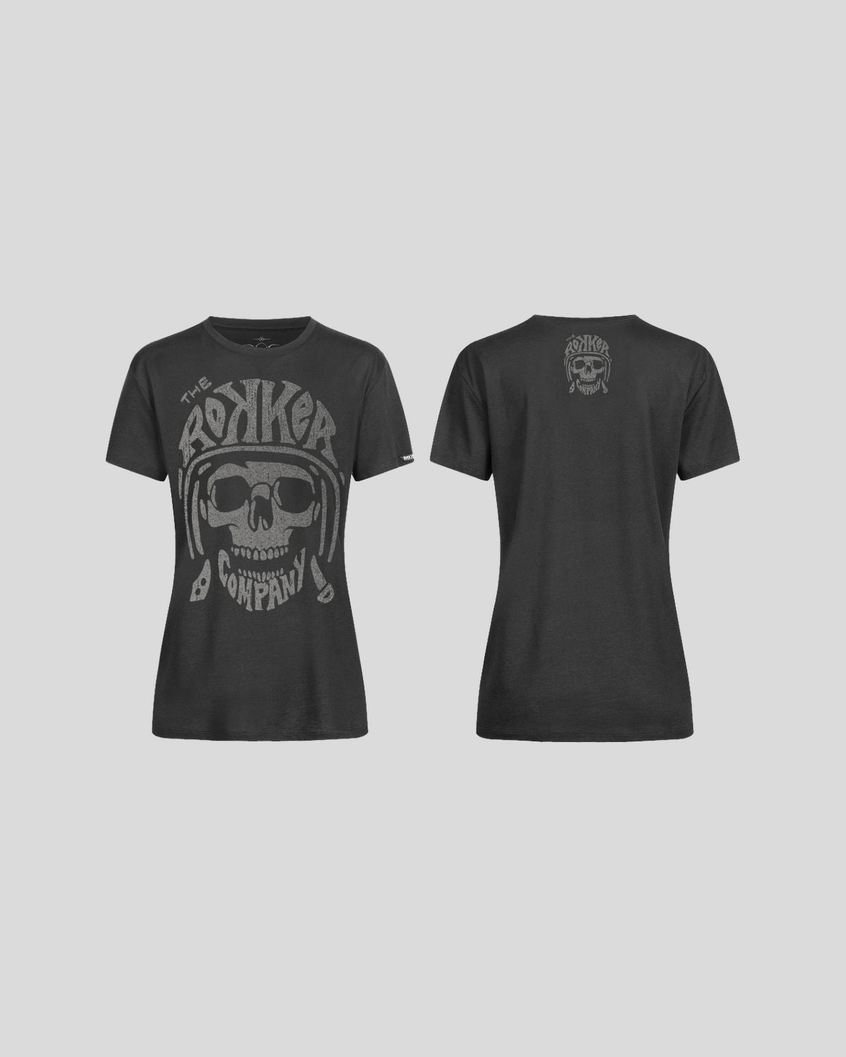 Skull Lady T-Shirt Black Shirts & Tops The Rokker Company 