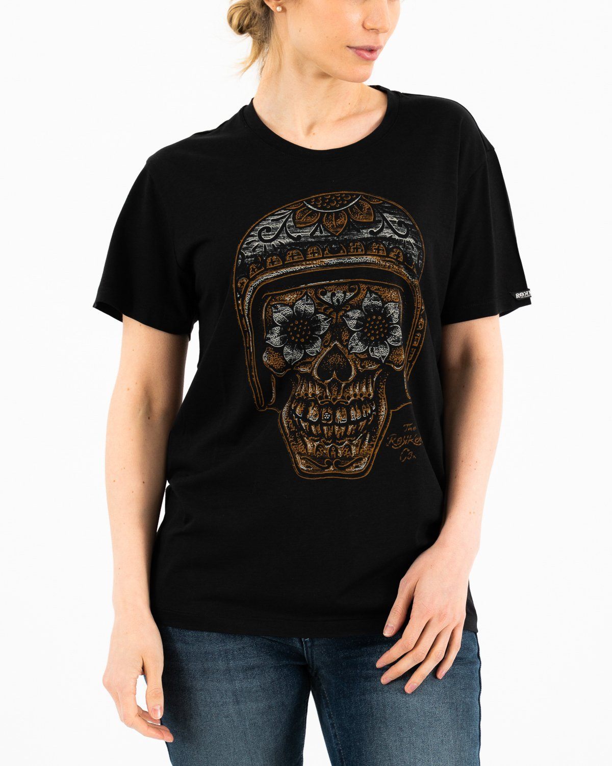 La Catrina Loose fit Black T-Shirt The Rokker Company 