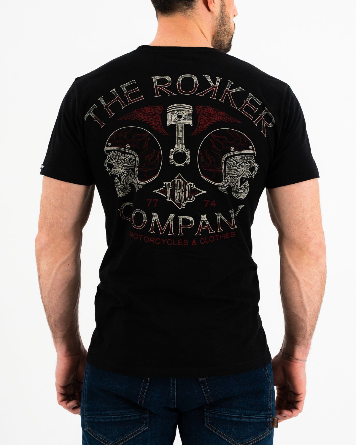 Tigers Black T-Shirt The Rokker Company 